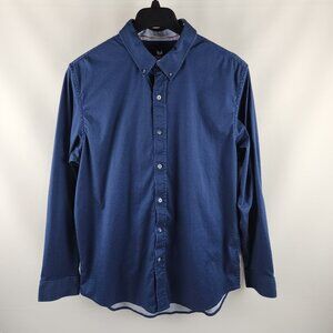 Buttercloth Shirt Mens XL Blue Regular Fit Button Down Collar